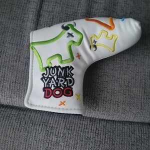Scotty Cameron White Junk Yard Dog Blade Putter Head Cover